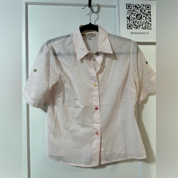 See By Chloé a sub line of designer Chloé made in Italy lightweight pink ss - Picture 8 of 16